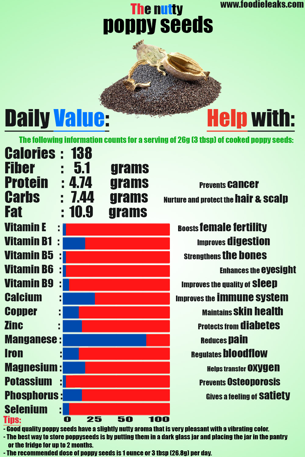 Poppyseed benefits, side effects, uses, storage... Foodieleaks